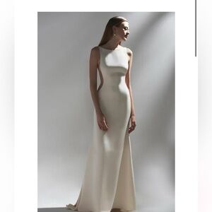 Watters Lotus Ivory Wedding Dress Size 6 Style #6… - image 1